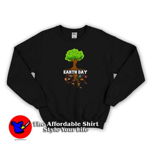 Tree earth day Sweater 500x500 Tree Earth Day Graphic Sweatshirt Cheap