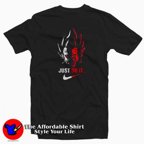 Vegeta Just Do It Tshirt 500x500 Awakening Vegeta Just Do It T Shirt Cheap