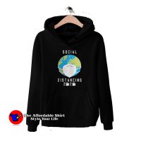 World Social Distancing 2020 Graphic Hoodie