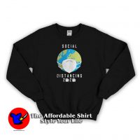 World Social Distancing 2020 Graphic Sweatshirt