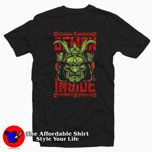 Demon Inside Tsushima Samurai Mask Tshirt 500x500 Demon Inside Tsushima Samurai Mask T Shirt Cheap