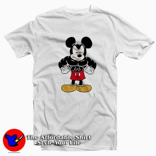 Disney Tough Mickey Mouse Tshirt 500x500 Disney Tough Mickey Mouse Graphic T Shirt Cheap