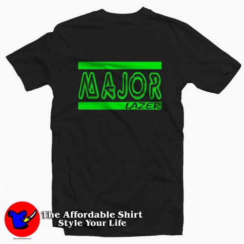 FTD Apparel Mens Major Lazer Tshirt 500x500 FTD Apparel Green Major Lazer T Shirt Cheap