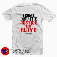 I Cant Breathe George Floyd Black Lives Matter T-Shirt