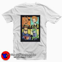 Scooby Shaggy Blue Falcon And Cerberus T-Shirt