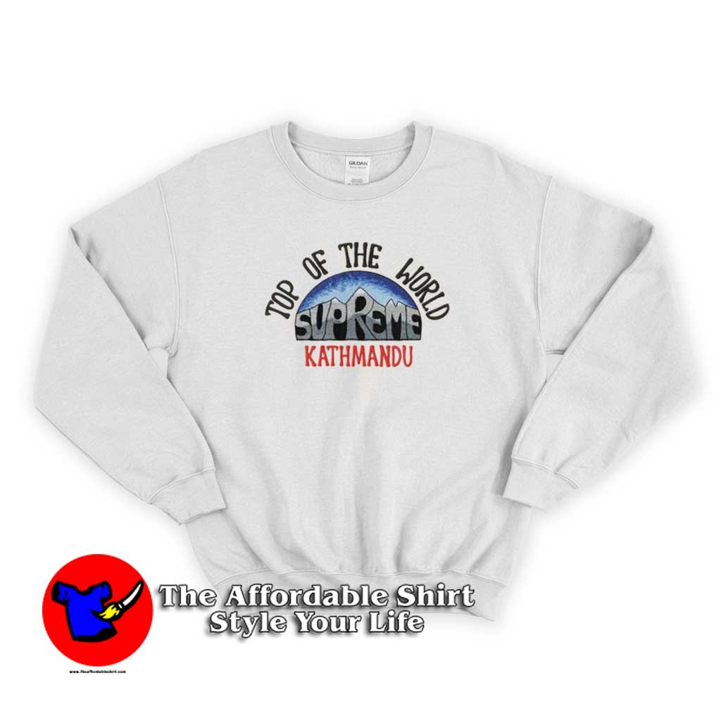 Top of outlet the world sweatshirt