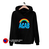 ACAB White Rainbow Unisex Hoodie Cheap