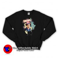 Charlie Chaplin Freedom Flag Day American Sweatshirt