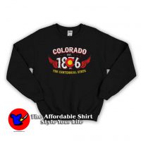 Colorado 1876 The Centennial State Sweatshirt Unisex