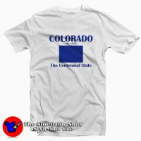 Colorado The Centennial State est 1876 T-shirt