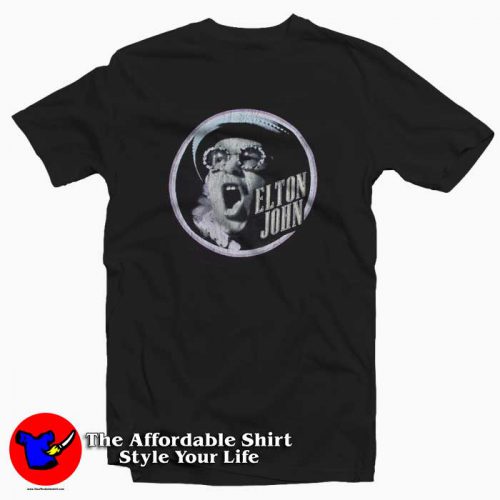 Distressed Elton John Tshirt 500x500 Distressed Elton John Unisex Tshirt Cheap