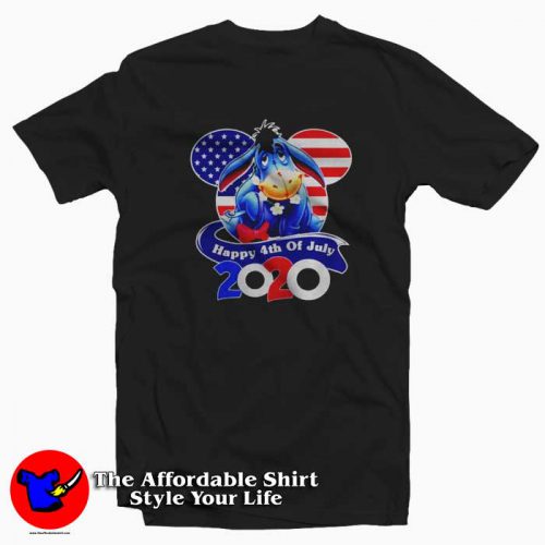 Eeyore Happy 4th of July 2020 Tshirt 500x500 Disney Eeyore Happy 4th of July 2020 T shirt American Day Flag Gifts