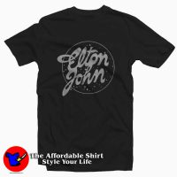 Elton John Official Vintage Tour Logo T-shirt