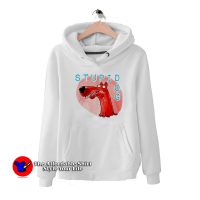 Funny Cartoon Stupid Dog Unisex Hoodie