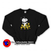 Happy Snoopy Peanuts Graphic Sweatshirt