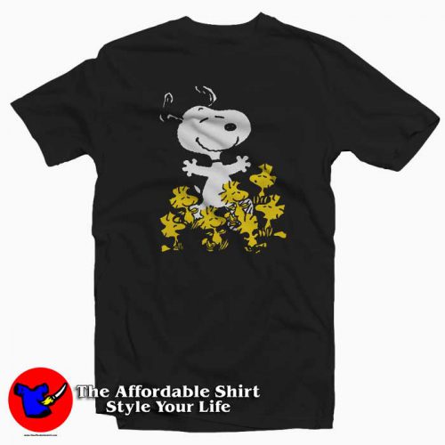 Happy Snoopy Peanuts Tshirt 500x500 Happy Snoopy Peanuts Graphic T shirt Gift Father's Day