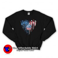 Heart American Independence Day Unisex Sweatshirt