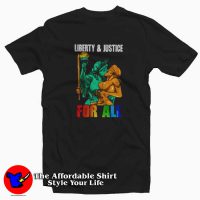 Liberty and Justice For all LGBT Unisex T-shirt