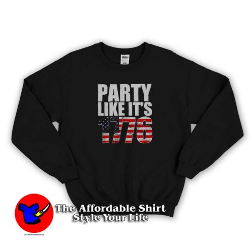 Like It’s 1776 USA Flag Independence Day Sweater 500x500 Like It’s 1776 USA Flag Independence Day Sweatshirt On Sale