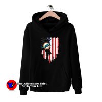 Miami Dolphins American Flag Independence Day Hoodie