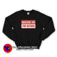 Minecraft Made In The Nether Unisex Sweatshirt