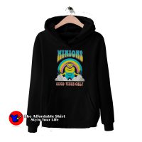 Funny Minions Good Vibes Graphic Hoodie