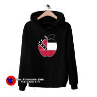 Mississippi Flag Apple Hanes Unisex Hoodie