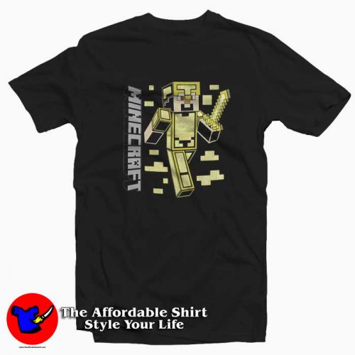 Mojang Minecraft Gold Armor Unisex Tshirt 500x500 Mojang Minecraft Gold Armor Unisex T shirt Cheap