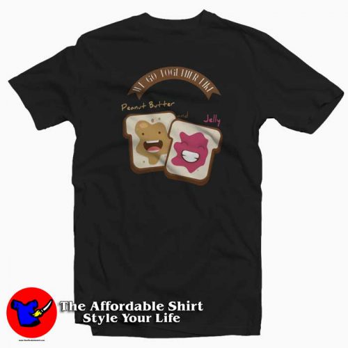 Peanut butter and jelly Tshirt 500x500 Peanut Butter and Jelly Unisex T Shirt For National Best Friends Day