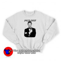 Roger Moore RIP 1927 - 2017 James Bond Tribute Sweatshirt