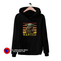 Star Wars Baby Yoda Mandalorian Wanted Hoodie