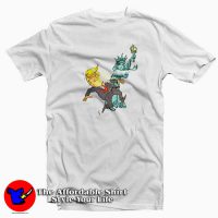 Funny Statue of Liberty Slaps Trump T Shirt