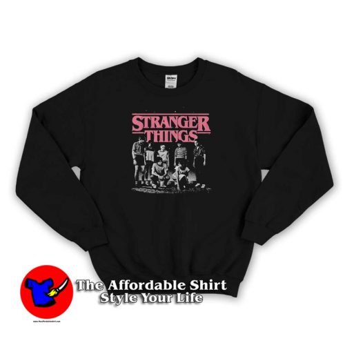 Stranger Things Title Logo Faded Vintage Sweater 500x500 Stranger Things Title Logo Faded Vintage Sweatshirt Gift Father's Day