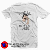 Trevco Bobs Burgers Love You Terribly T-shirt