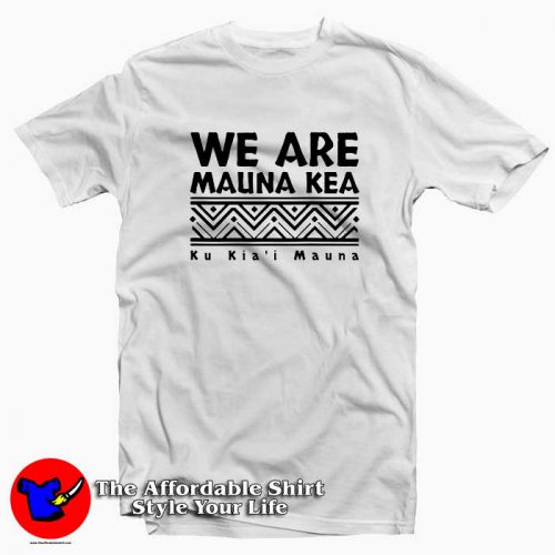 Tribal Black We Are Mauna Kea Tshirt 500x500 Tribal Black We Are Mauna Kea Unisex T shirt Cheap