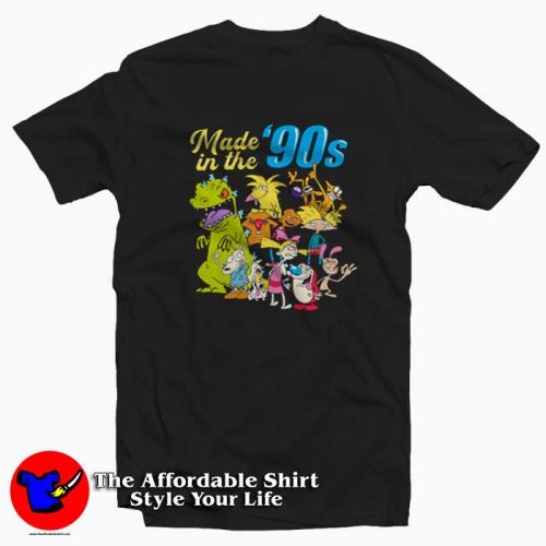 Vintage Nickelodeon 90s Shows Graphic Tshirt 500x500 Vintage Nickelodeon 90's Shows Graphic T shirt Gift Father's Day