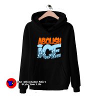 Abolish Ice Flame Cracked Unisex Hoodie