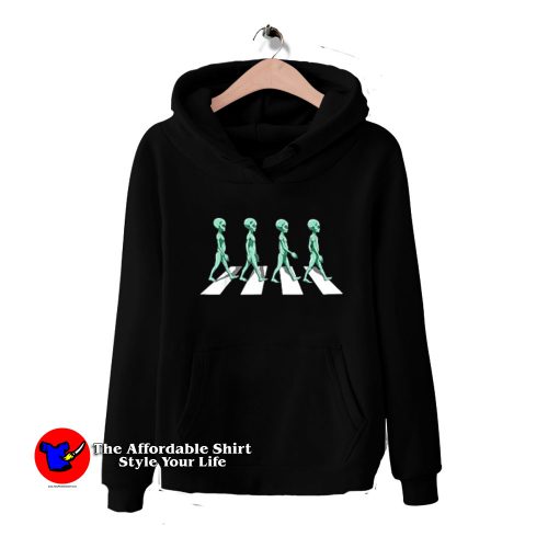 Aliens Walking Parody Crossing Road hnisex Hoodie 500x500 Aliens Walking Parody Crossing Road Unisex Hoodie On Sale