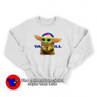 Baby Yoda Hut Taco Bell Parody Unisex Sweatshirt