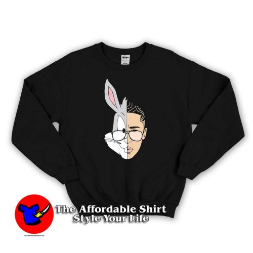 Bad Bunny Official Sweater 500x500 Official Loonley Tunes Bad Bunny Unisex Sweatshirt On Sale