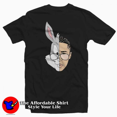 Bad Bunny Official Tshirt 500x500 Official Loonley Tunes Bad Bunny Unisex T shirt On Sale