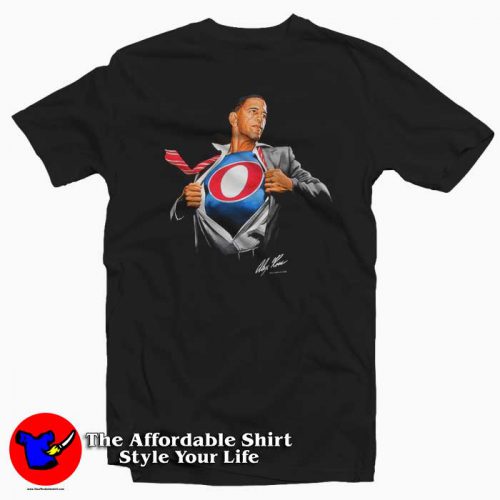 Barack Obama Tshirt 500x500 Barack Obama Parody Superhero Unisex T shirt On Sale