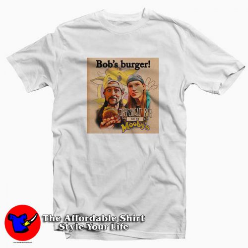 Bobs Burger Jay Silent Bob Unisex Tshirt 500x500 Bob's Burger Jay & Silent Bob Unisex T shirt On Sale