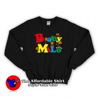 Cute Baby Milo Alphabet Logo Unisex Sweatshirt