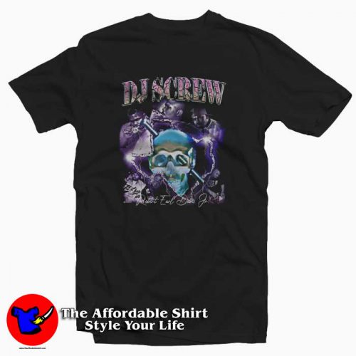 DJ Screw Vintage 90s Rap Inspired Unisex Tshirt 500x500 DJ Screw Vintage 90's Rap Inspired Unisex T shirt On Sale