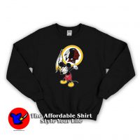 Dabbing Mickey Redskins America Football Sweatshirt