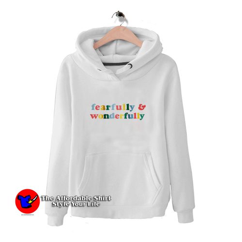 Fearfully Wonderfully Rainbow Unisex Hoodie 500x500 Fearfully & Wonderfully Rainbow Unisex Hoodie On Sale