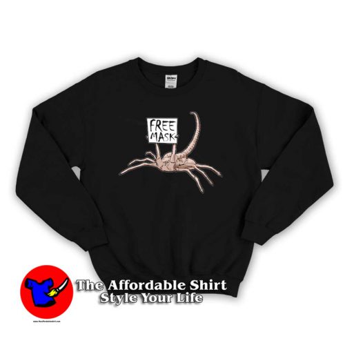 Free Mask Facehugger Classic Unisex Sweater 500x500 Free Mask Facehugger Classic Unisex Sweatshirt Cheap