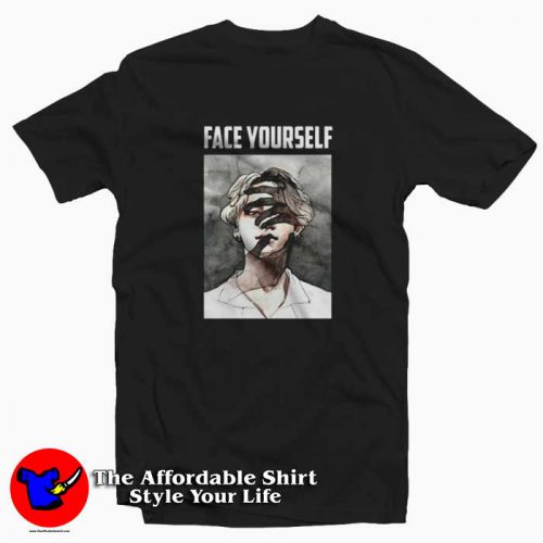 Funnny Face Yourself Taehyung Unisex Tshirt 500x500 Funnny Face Yourself Taehyung Unisex T shirt Cheap