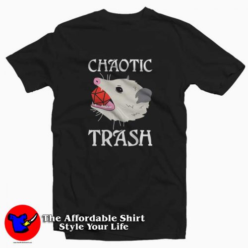 Funny Chaotic Trash Opossum Unisex Tshirt 500x500 Funny Chaotic Trash Opossum Unisex T shirt On Sale